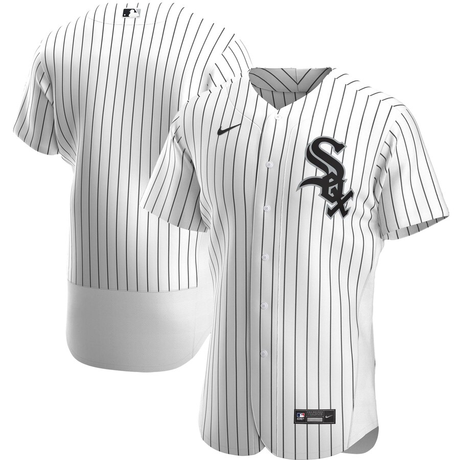 Chicago White Sox Men Nike White Home 2020 Authentic Official Team MLB Jersey